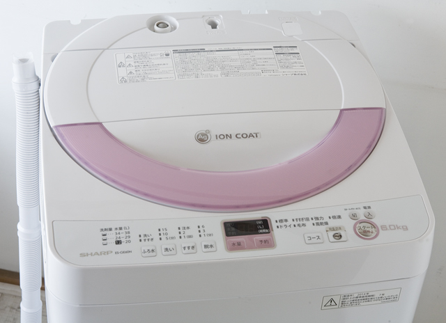 SHARP：シャープの全自動洗濯機「ES-GE60N」-03