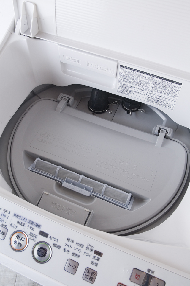 SHARP：シャープのタテ型洗濯乾燥機「ES-TG55L」-11