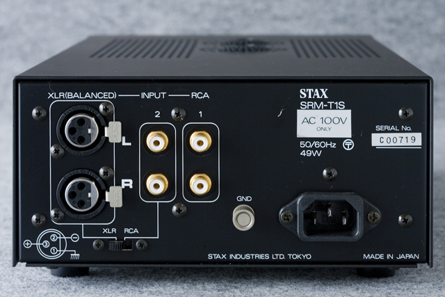 STAX：スタックスの真空管ヘッドフォンアンプ「SRM-T1S」-04