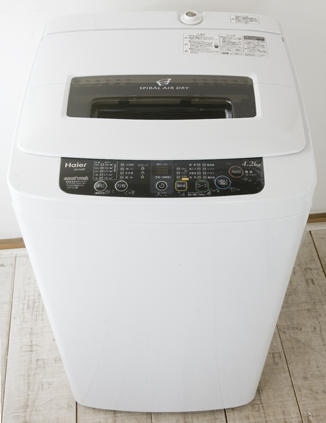 Haier：ハイアールの4.2kg全自動洗濯機「JW-K42F」-04