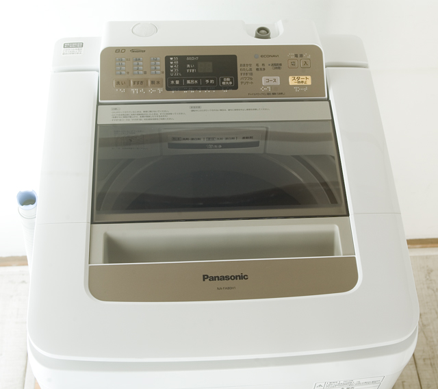 Panasonic：パナソニックの全自動洗濯機「NA-FA80H1」-05