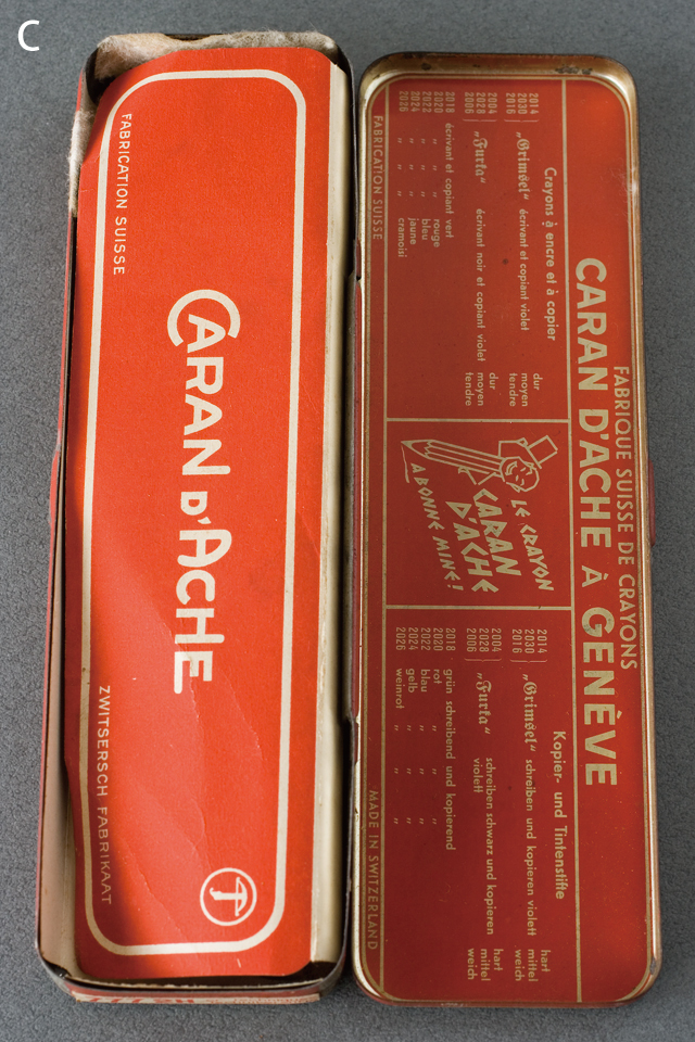 スイス製「CARAN D'ACHE：カランダッシュ」のペン・筆記用具-09a